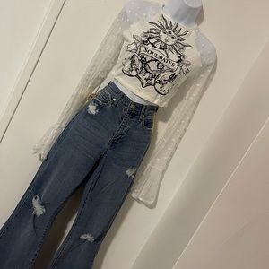 FASHIONNOVA HIGH RISE FLARE JEANS